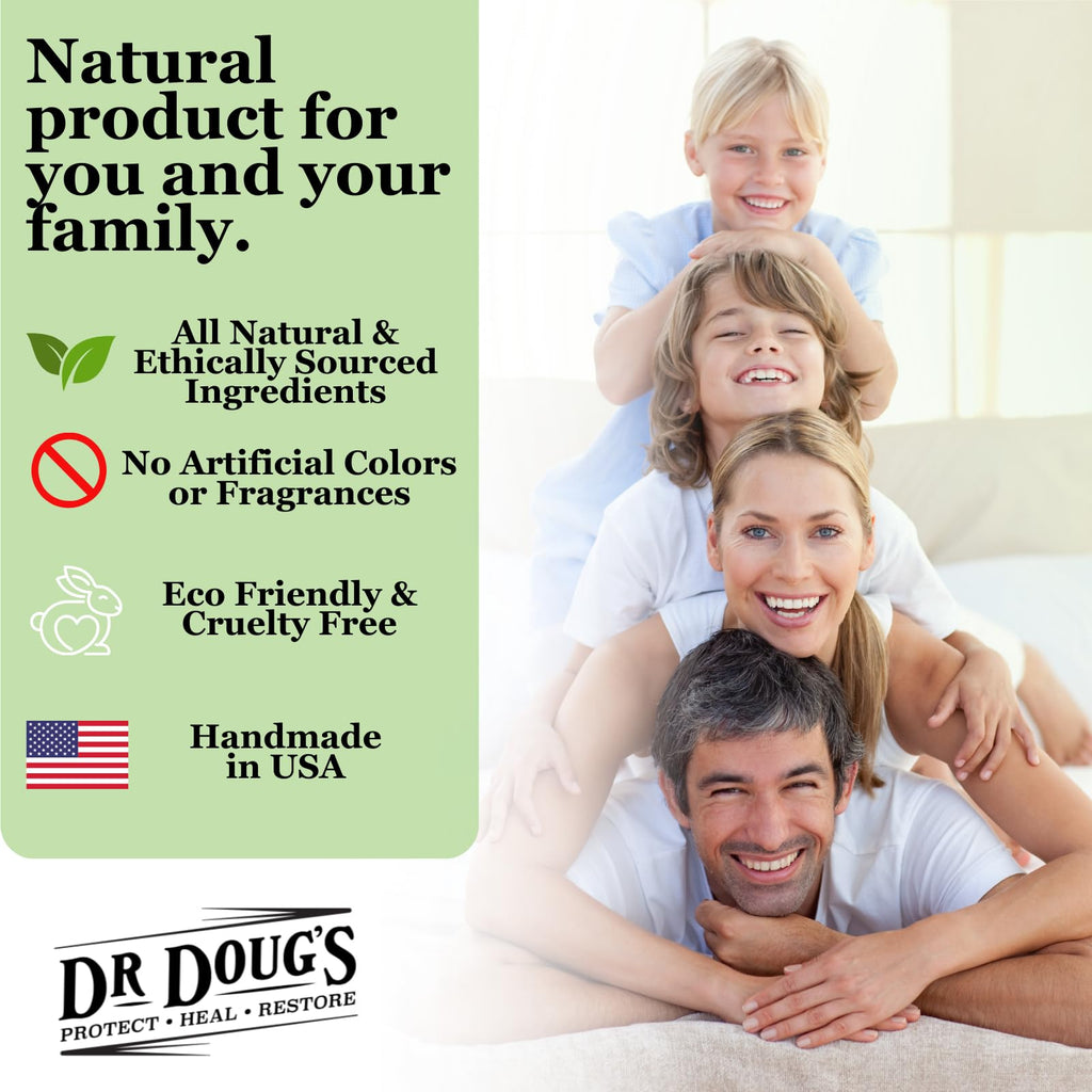 Dr. Doug's Original Miracle Balm – Hydrating, All-Natural & Toxin-Free Skin Care | Organic, Handmade Balm for Dry, Itchy Skin | Cruelty-Free & Paraben-Free Formula