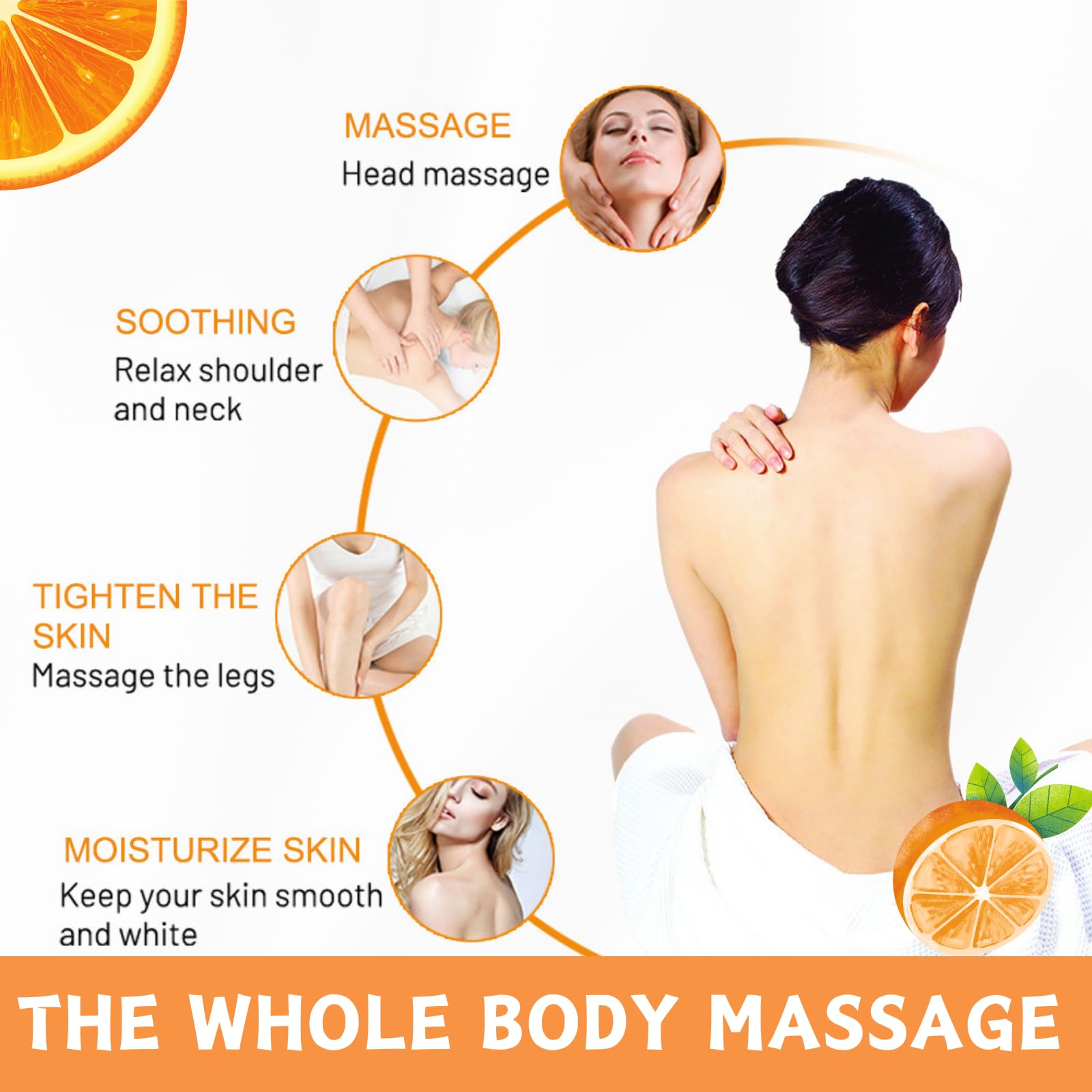 Organic Vitamin C Body Oil | Brightening & Anti-Wrinkle Moisturiser for Dry Skin, Fast Absorbing Face & Body Care with Jojoba Oil
