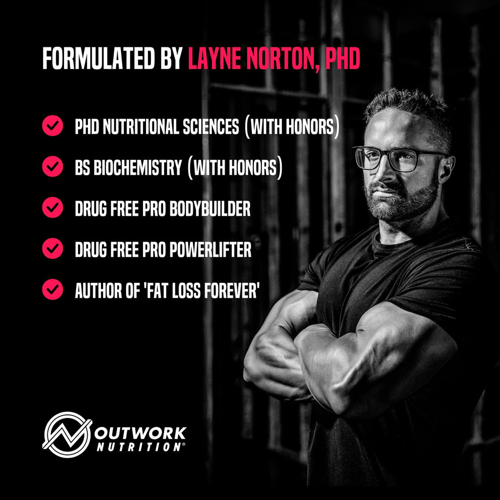Outwork Nutrition Preworkout for Men & Women - Nootropic Pre Workout Without Creatine, Pre-Workout Powder with Taurine Rhodiola Citrulline Malate Beta Alanine Caffeine (Tropical Candy)