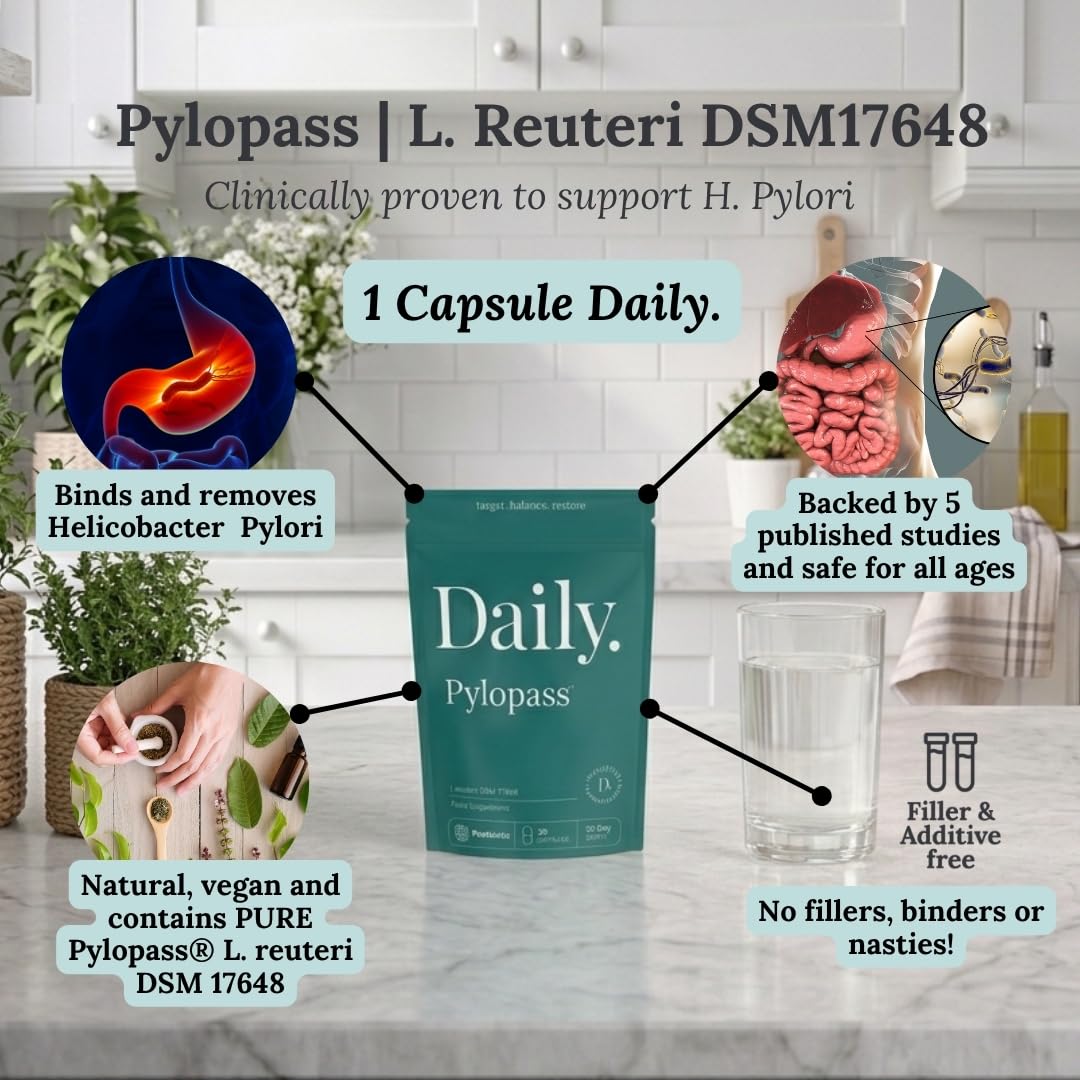 Nouveau Health L. reuteri DSM17648 Pylopass Targets Specific Bacteria