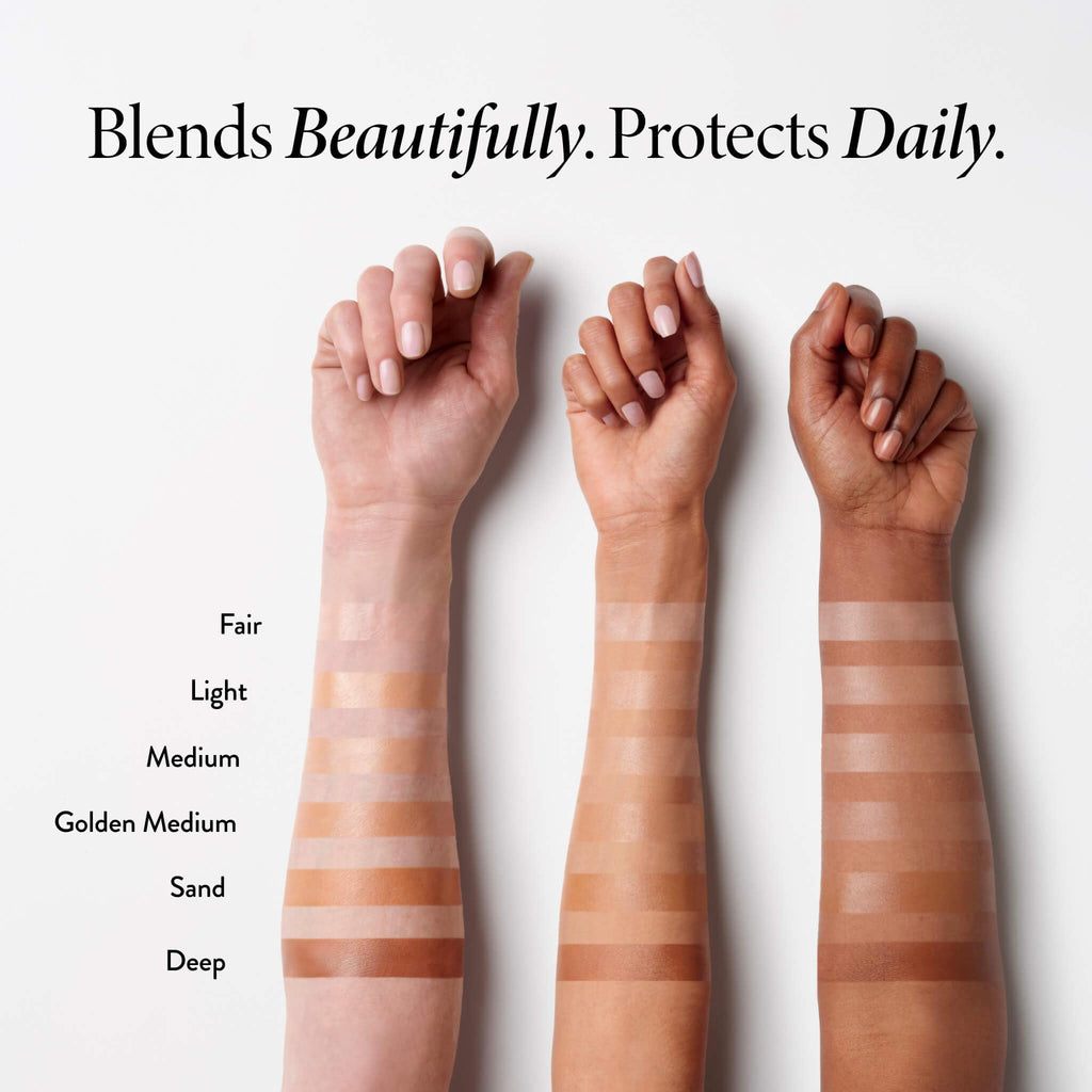 LAURA GELLER NEW YORK Better Than 'Block Skincare-Infused Serum Foundation SPF 50+ for Mature Women –03 Medium, Buildable Coverage – Niacinamide, Vitamins B5 & E – Lightweight, Radiant Finish