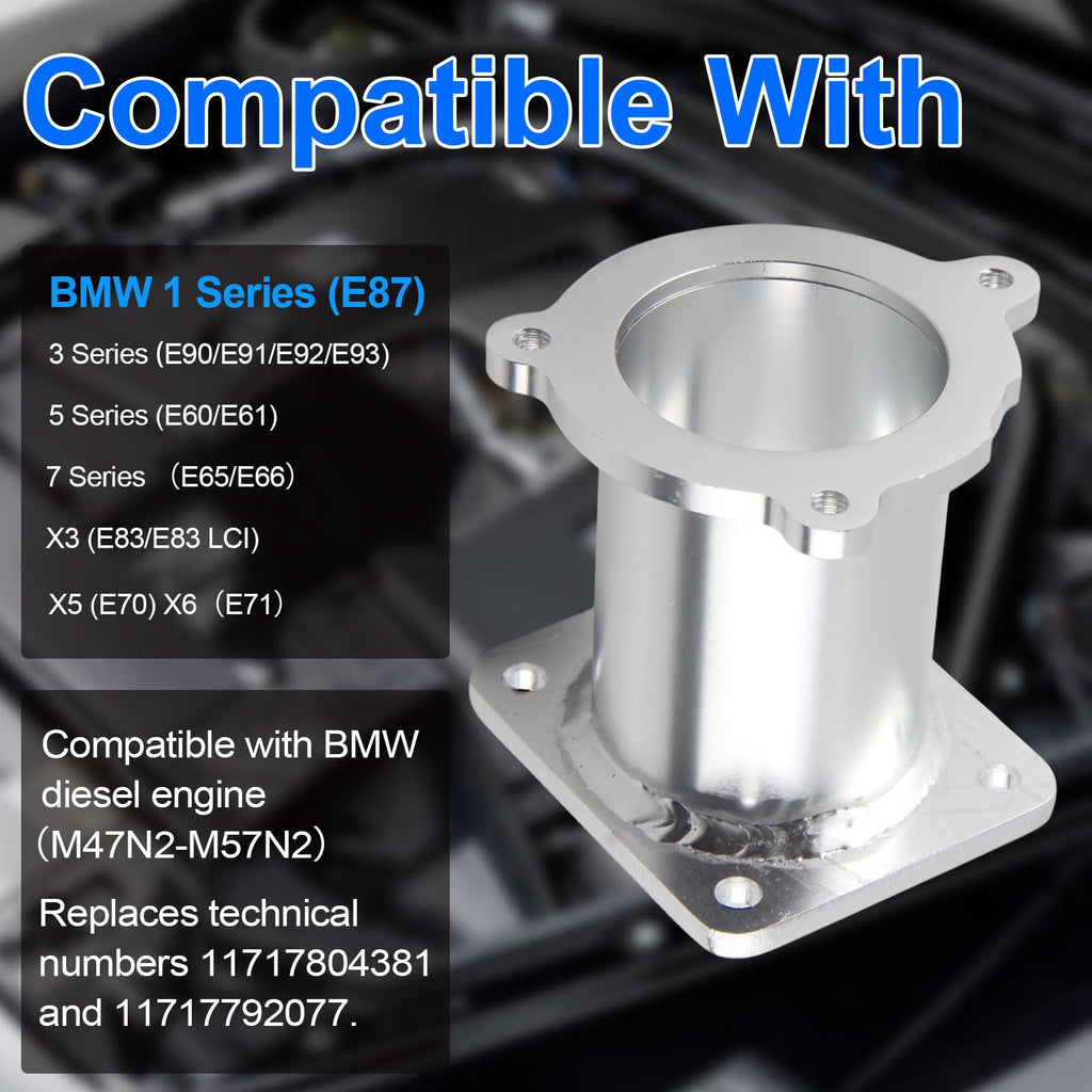 EGR Cooler Delete for M47N2 M57N2 Diesel Engine