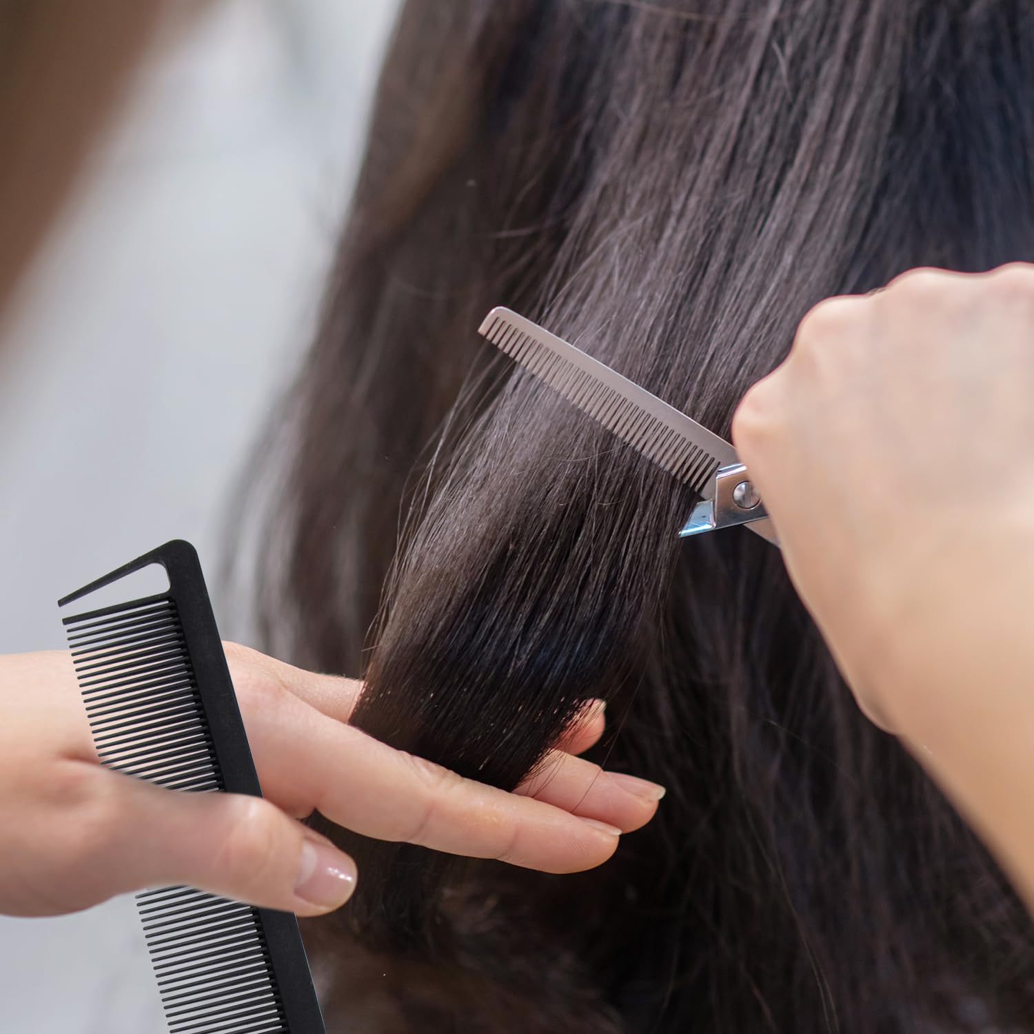 Acooruiteng Topsy Tail Kit - Hair Braiding Tool, French Braid Loop, Pull Through, Styling Tool with Rat Tail Comb and Rubber Bands (6 Pcs)