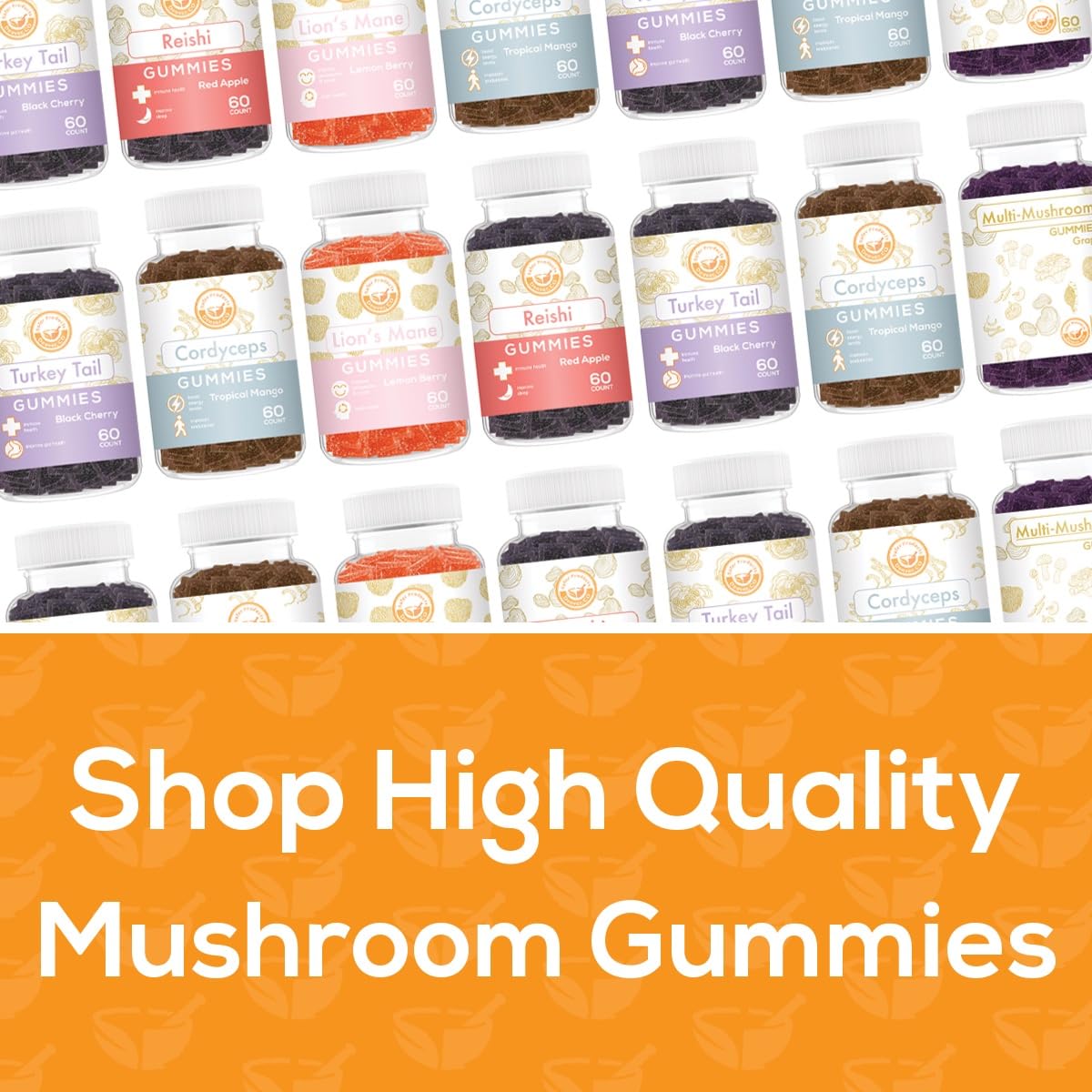 Safer Products Lion’s Mane Mushroom Gummies - May Support Focus, Memory, and Mood - Lemon Berry Flavor - Vegan, Non-GMO, Gluten-Free, Gelatin Free - 120 Count