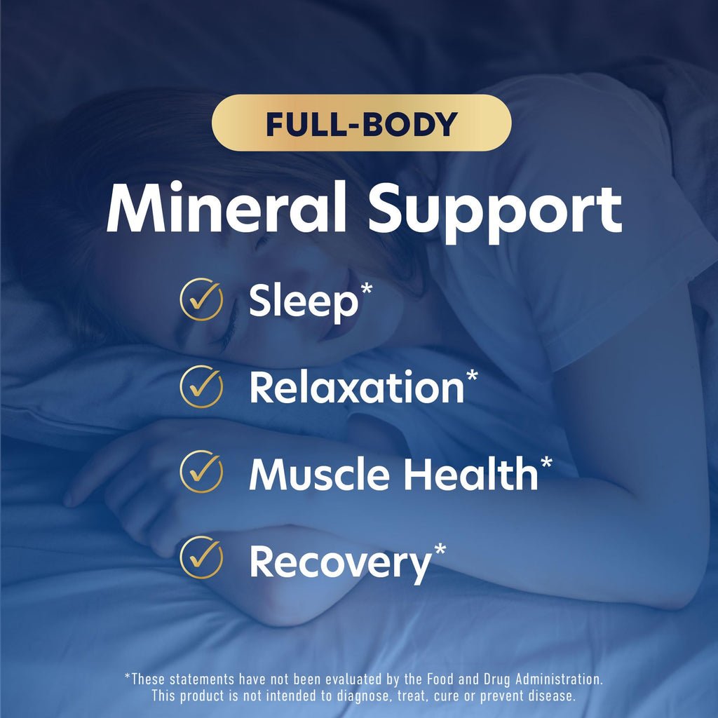 Magnesium Glycinate 400mg, 4+ Month Supply, Sleep, Relax & Muscle Support