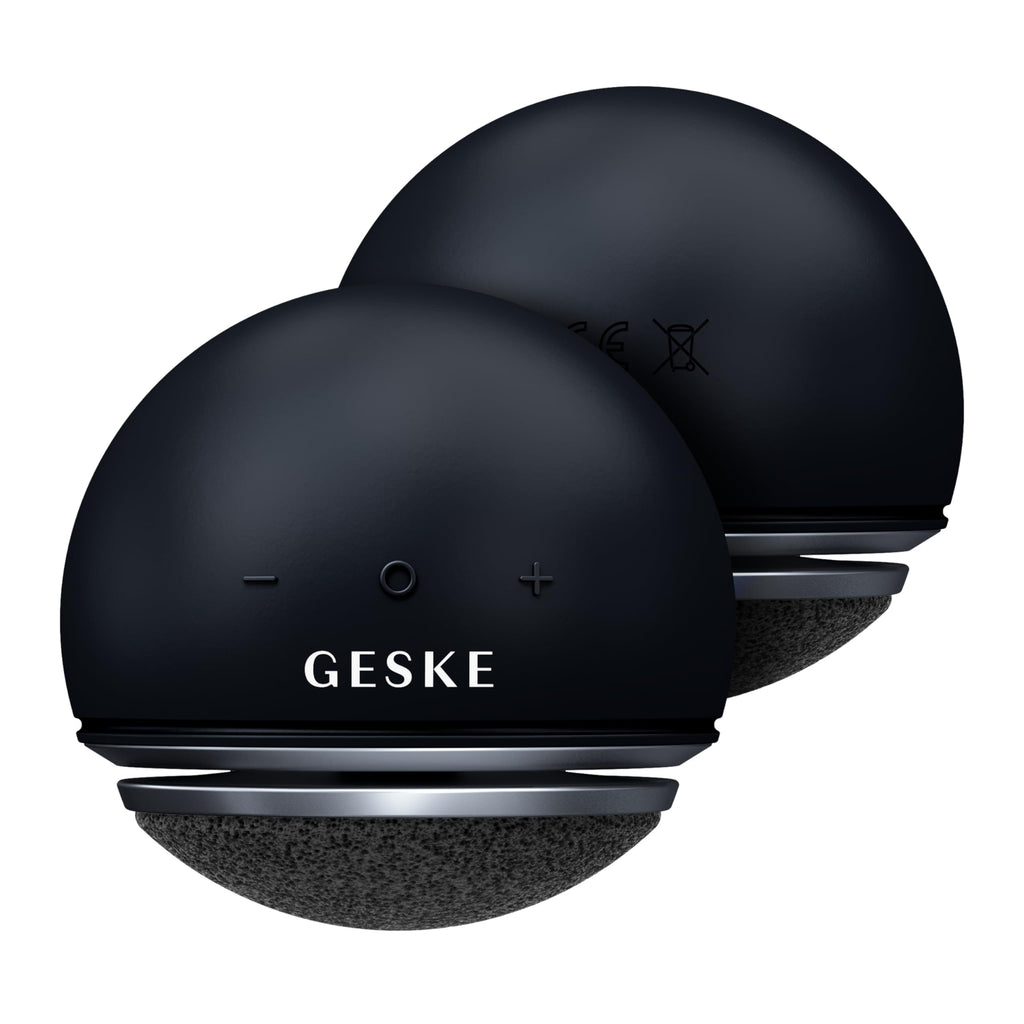GESKE Electric Pumice Foot Smoothing Spinning Sphere | 8 in 1 | Electric Foot File & Exfoliator | 3 Pumice Stone Attachments | for Smooth Feet | Advanced Callus Removal |for Your Pedicure Set
