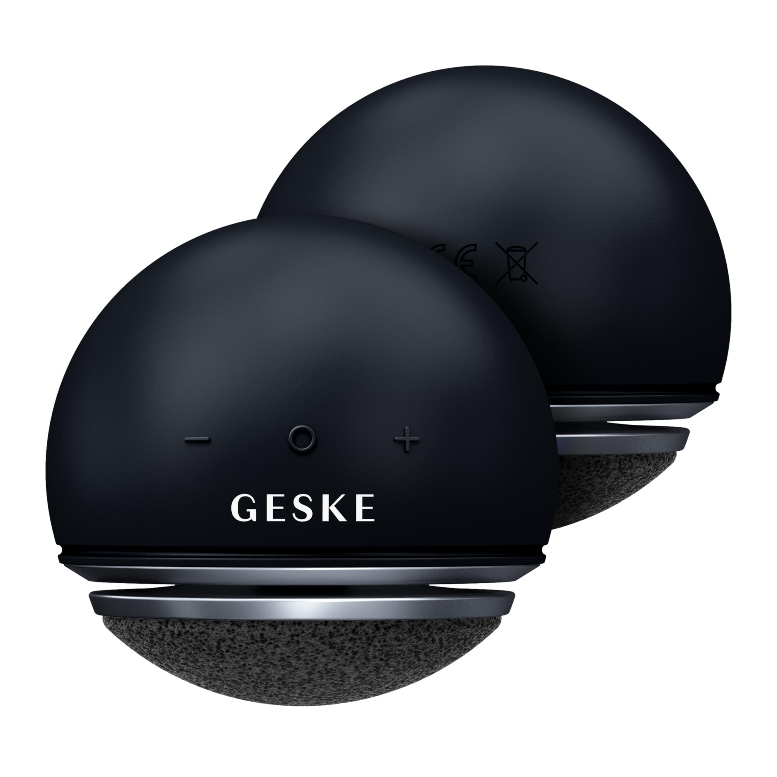 GESKE Electric Pumice Foot Smoothing Spinning Sphere | 8 in 1 | Electric Foot File & Exfoliator | 3 Pumice Stone Attachments | for Smooth Feet | Advanced Callus Removal |for Your Pedicure Set