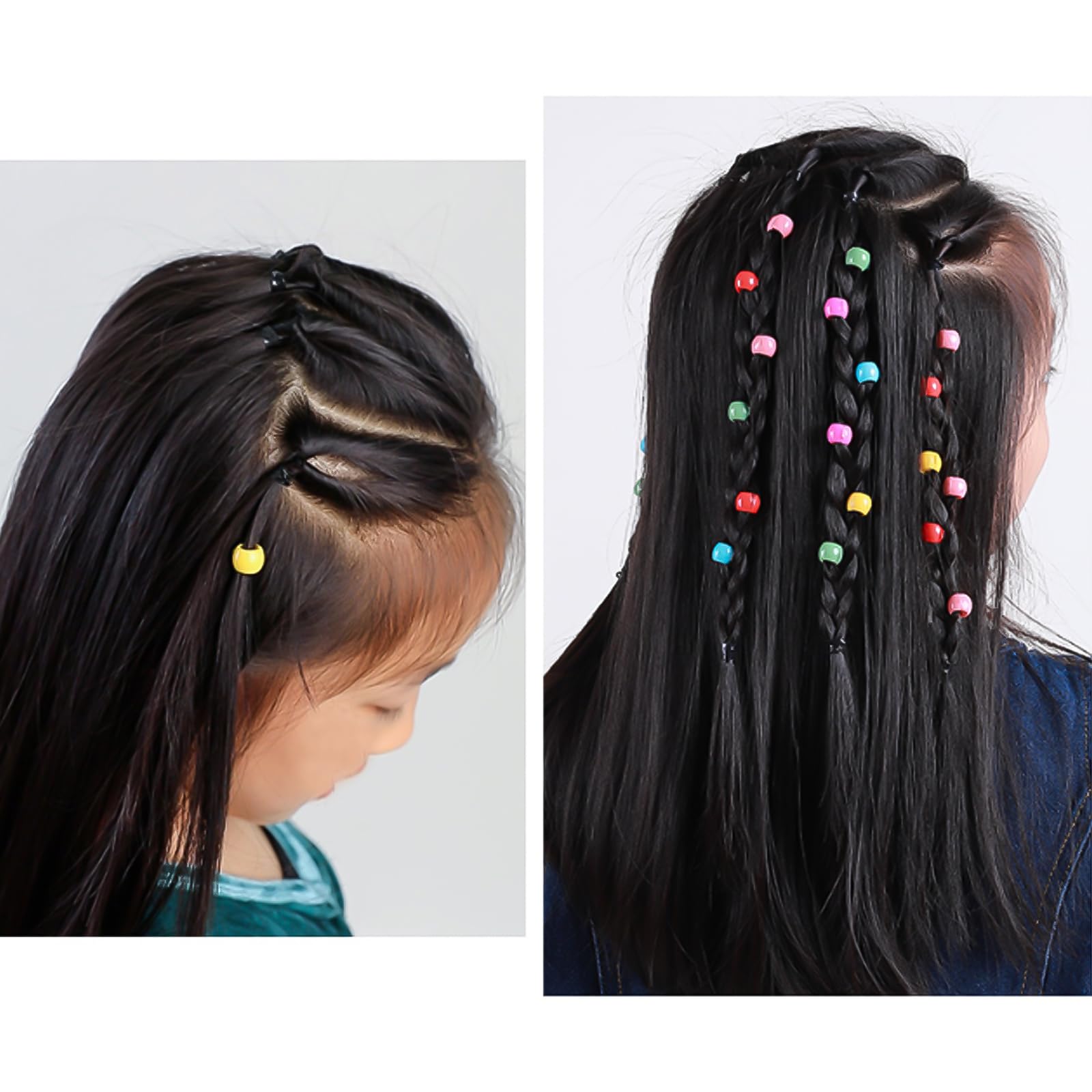 ZZLBZN Topsy Tail Hair Tool, 2pcs Hair Braiding Tool, Hair Looping Tool, Hair Pull Through Tool, Pony Tail Hair Tool for Women Girls