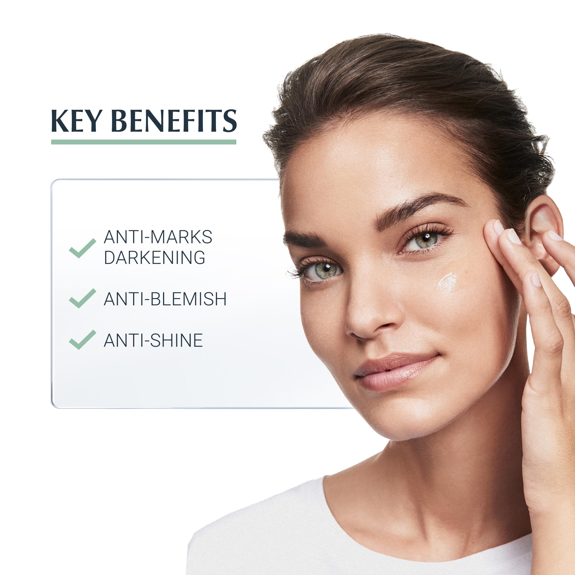 Eucerin DermoPurifyer Protective Fluid SPF30 50ml, Advanced Protective Skincare for Oily, Blemish-Prone Skin, Non-Greasy and Mattifying Sun Protection