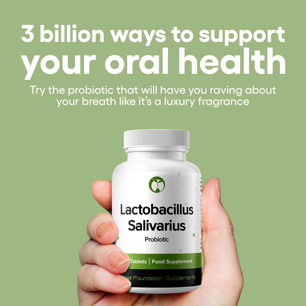 Lactobacillus Salivarius (4 Month Supply) Probiotic Supplement 240 Tablets 3 Billion CFU Probiotics for Men & Women Vegan Friendly Made in the UK (Lactobacillus Salivarius)