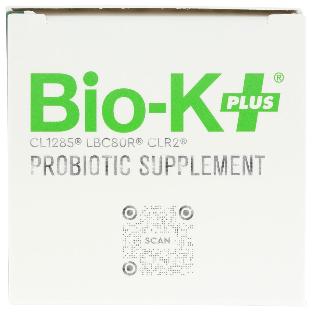 Bio-K + Extra Care Probiotic Supplement Capsules for Adult Men and Women, 80 Billion Active Bacteria, Promotes Immune System Health - Vegan & Gluten-Free Delayed Release, 30 Capules/Box]