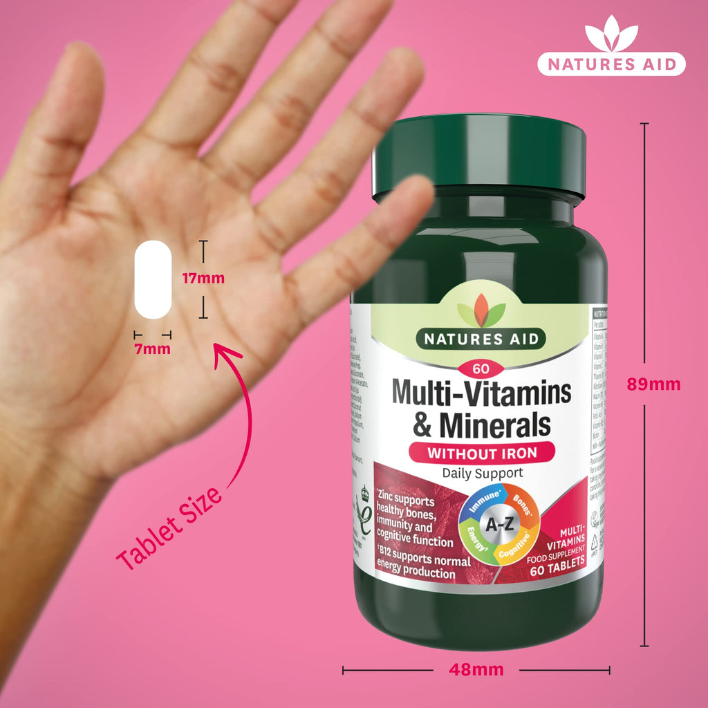 Natures Aid Multi Vitamins and Mineral 60 Tablets