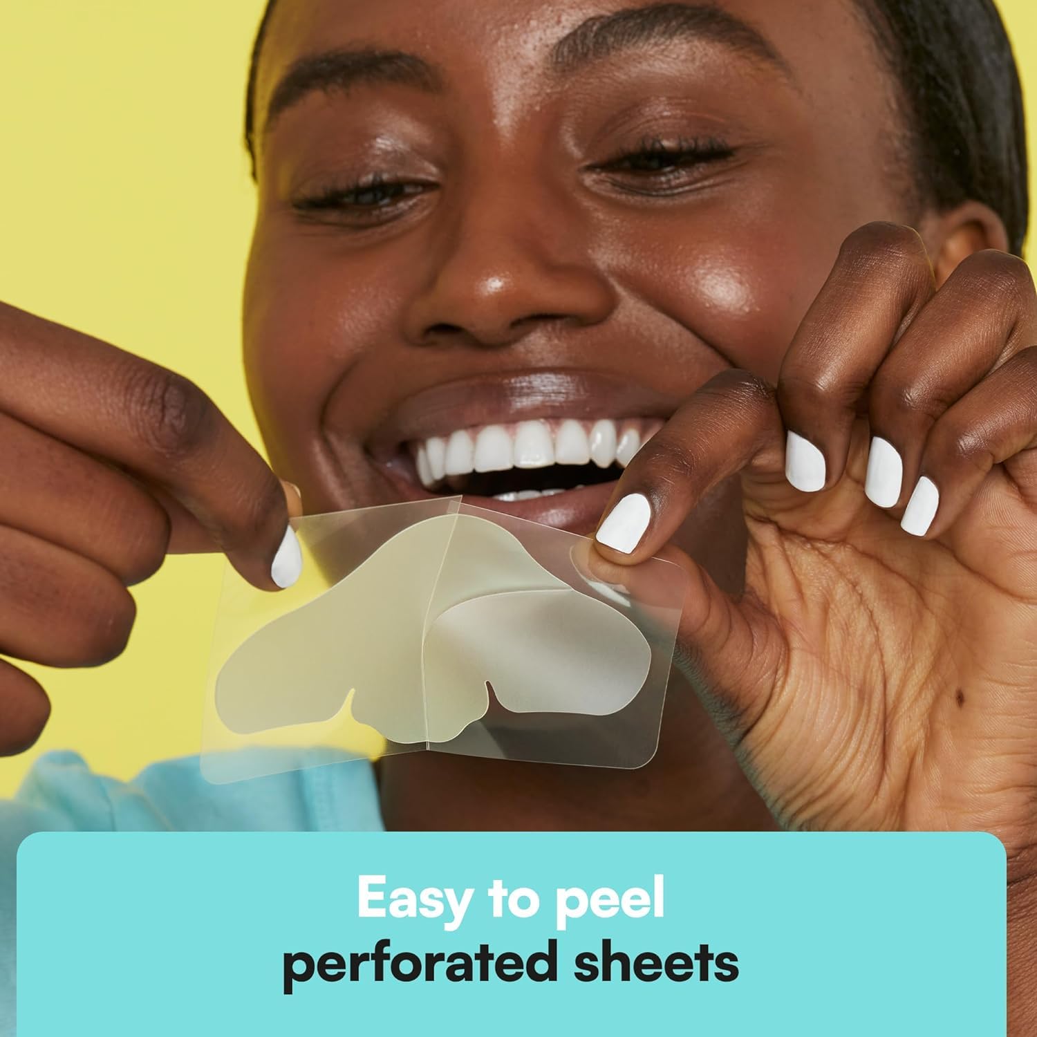 SKIN CHOICE Pore Strips - Breakout Patch Classic Nose Hydrocolloid Patches to Unclog and Shrink Pores, Nose Patch Absorbs Oil, Pimple Spot Blackhead Remover, Vegan (5 Count)