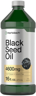 Horbäach Black Seed Oil Liquid | 16oz | 4600mg
