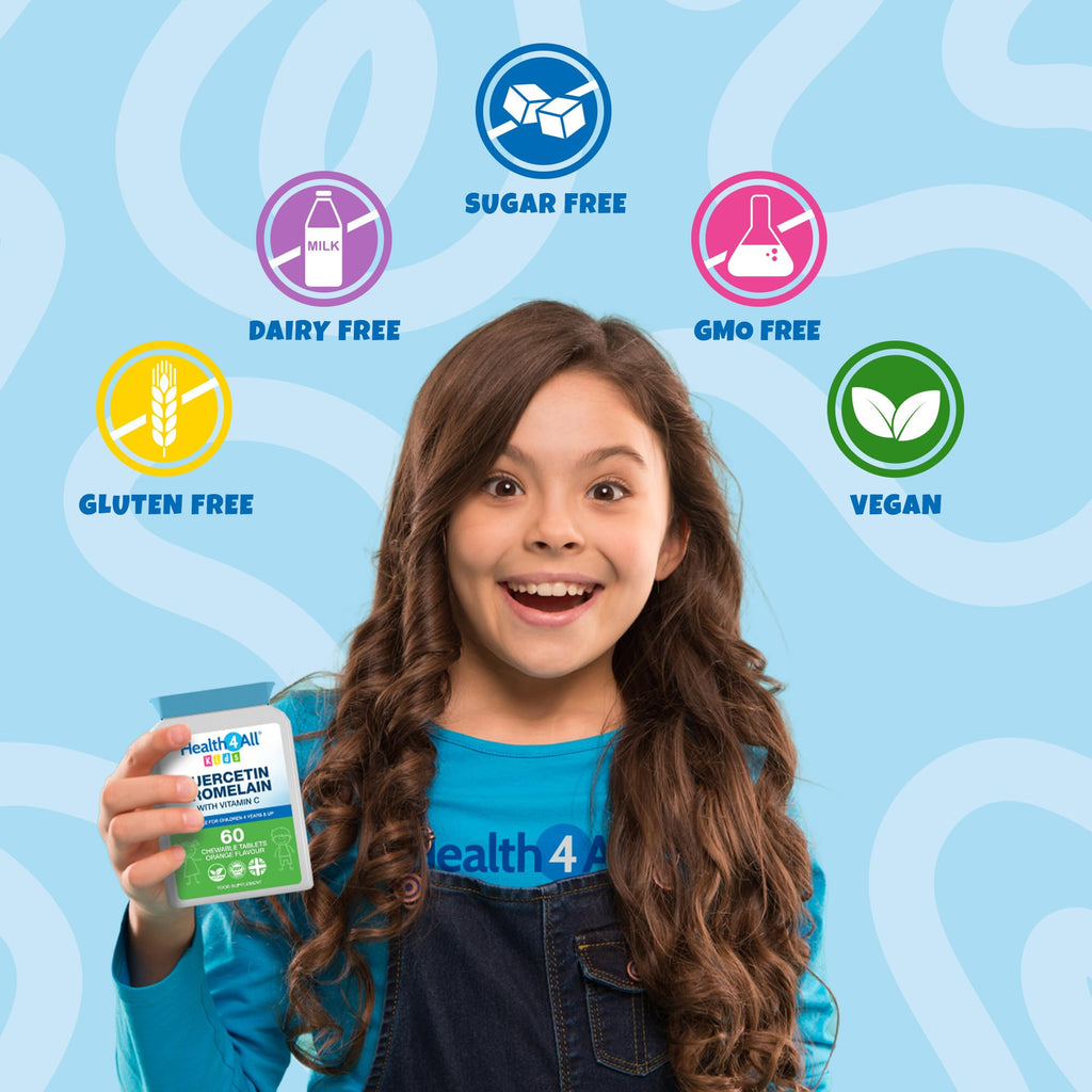 Kids Quercetin with Bromelain, 60 Chewable Tablets, Immune Balance Support