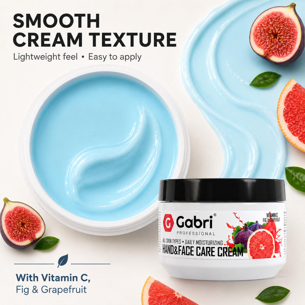 Gabri Hand & Face Care Cream 2in1 300ml | Instantly Boosts Moisture Levels, Creates a Protective Layer & Prevents Moisture Loss | Daily Moisturising for All Skin Types