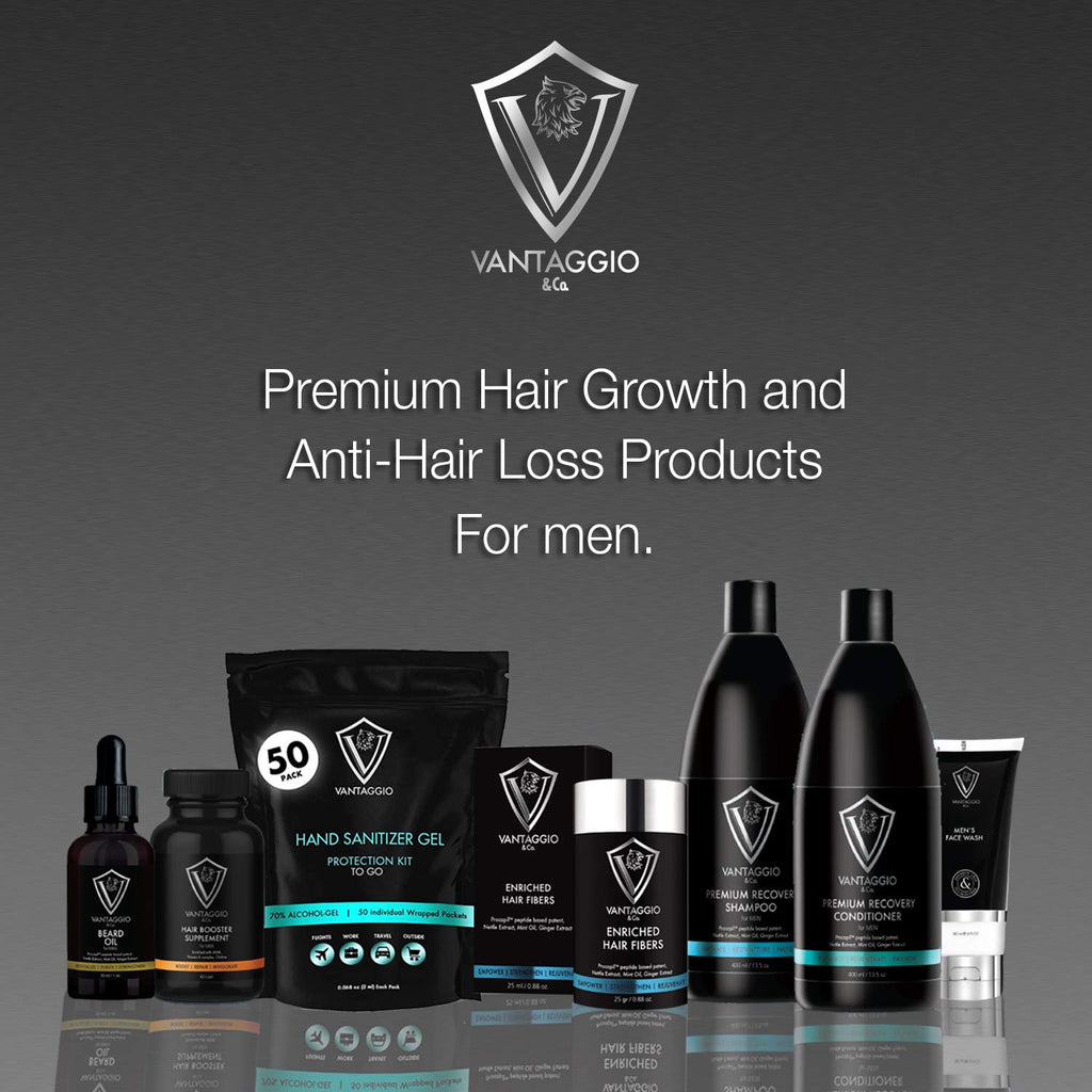 Vantaggio - Premium Shampoo & Conditioner Set – Stops Hair Loss – Boosts Hair Growth and Thickening – Procapil – DHT Blocker fights thinning and Alopecia