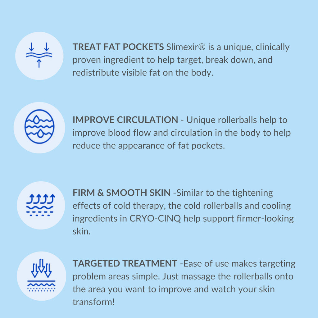 Serious Skincare Cryo-Cinq Firming Body Cream for Firmer, Smoother Arms & Legs, Helps Control Crepe & Cellulite, Skin Tightening for Stretch Marks, Cold Sculpt Lift Slimexir Body Moisturizer, 8 oz
