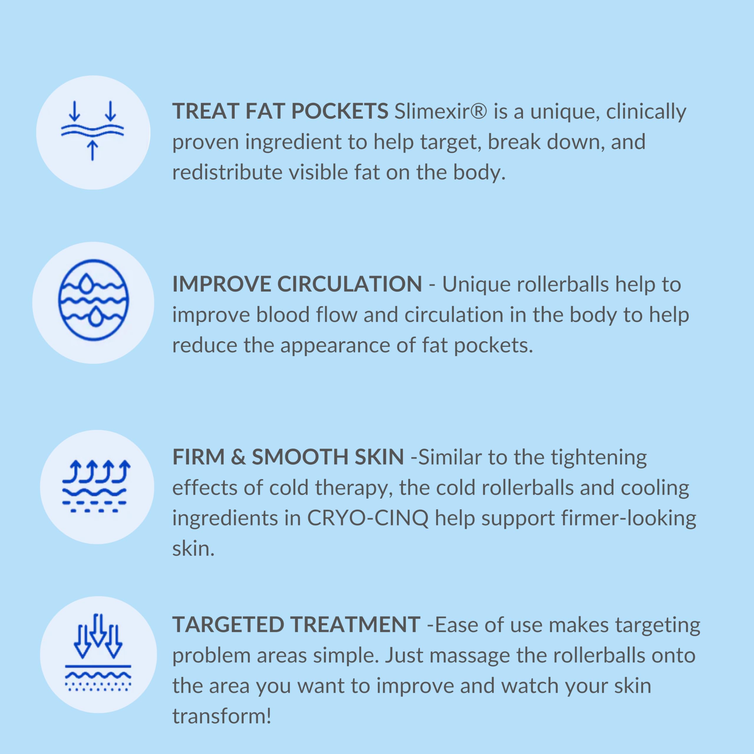 Serious Skincare Cryo-Cinq Firming Body Cream for Firmer, Smoother Arms & Legs, Helps Control Crepe & Cellulite, Skin Tightening for Stretch Marks, Cold Sculpt Lift Slimexir Body Moisturizer, 8 oz