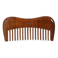 Resèt 100% Natural Handmade Sandalwood Comb | Soft Wide Tooth Wooden Comb | Eco-Friendly Anti-Static Wooden Massage Comb | Wooden Hair Detangler for Men and Women