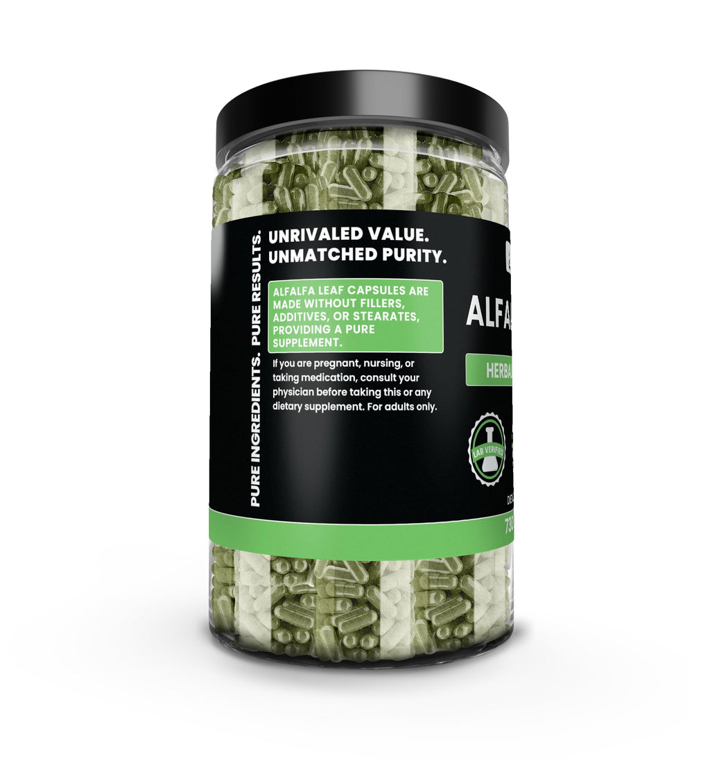 Pure Original Ingredients Alfalfa Leaf (730 Capsules) No Magnesium Or Rice Fillers, Always Pure, Lab Verified