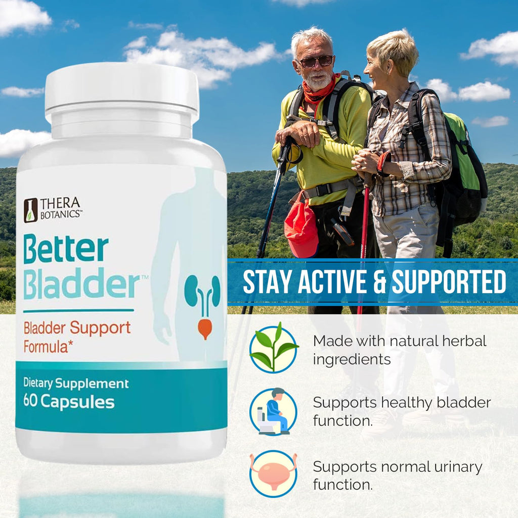 Better Bladder - Bladder Support Supplement for Men & Women, 60 Capsules