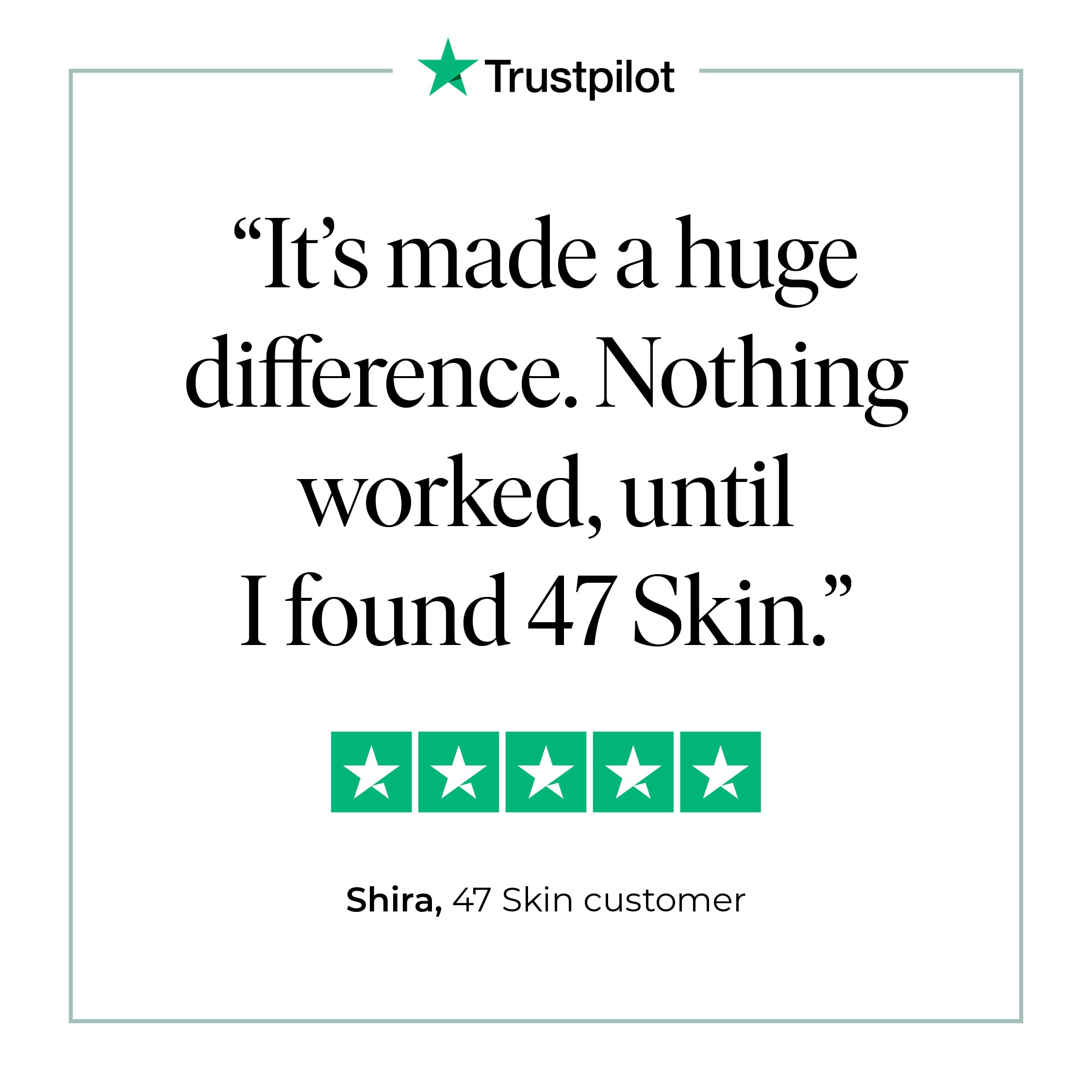 47 Skin | Hydrating Face Serum with Silver Chitoderm for ALL Skin Types