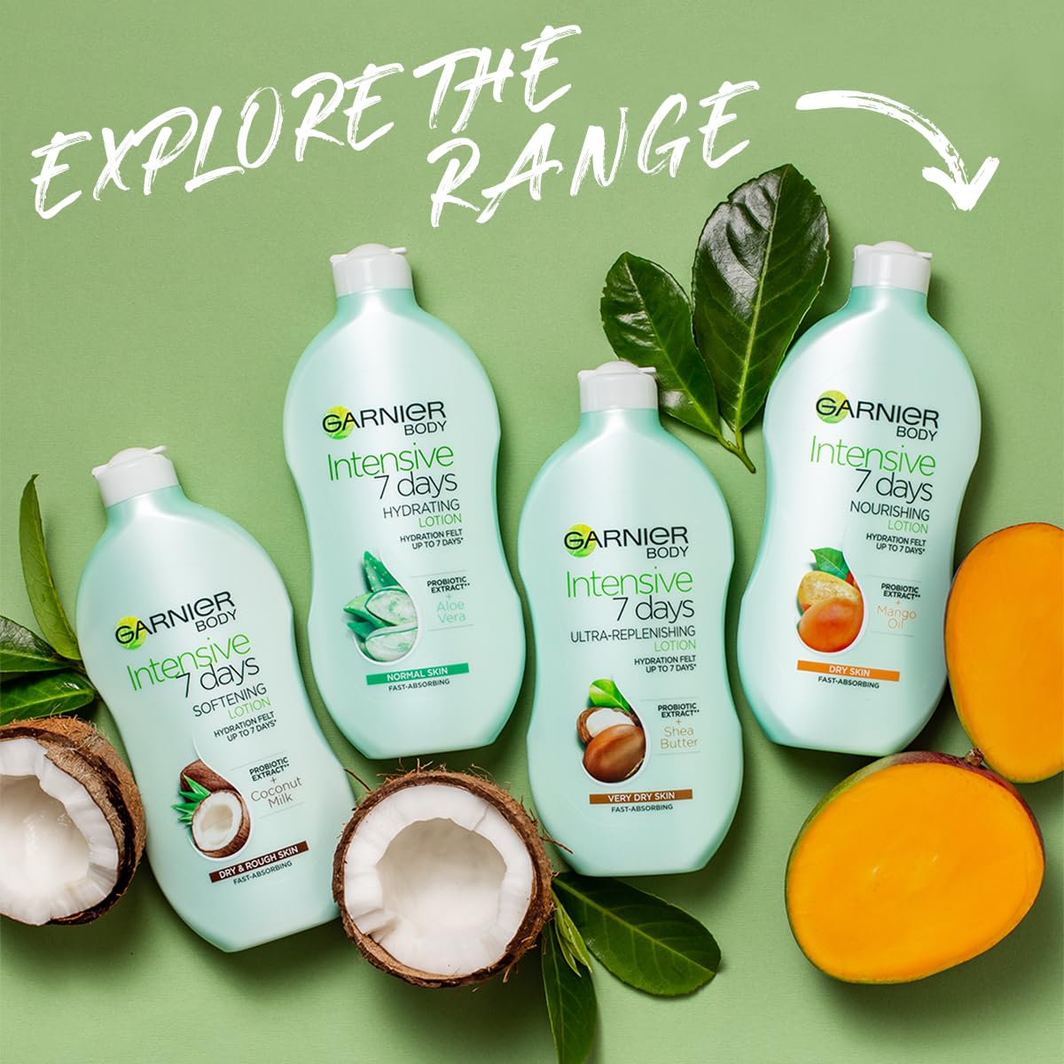 Garnier Intensive 7 Days Shea Butter Probiotic Very Dry Skin Lotion 400ml