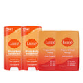 Lume Whole Body Deodorant And Soap - 2.6 Ounce Solid Stick With 72 Hour Odor Control (Pack of 2) and 5 Ounce Triple Milled Soap (Pack of 2) - Aluminum and Baking Soda Free (Clean Tangerine)