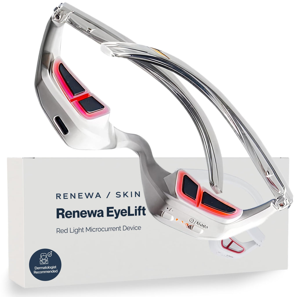 Renewa EyeLift | Under-Eye Beauty Tool with Gentle Light | Skincare Tool for Refreshing, Brightening and Radiant-Looking Skin | At-Home Self-Care Facial Tool for Smoother-Looking Eyes