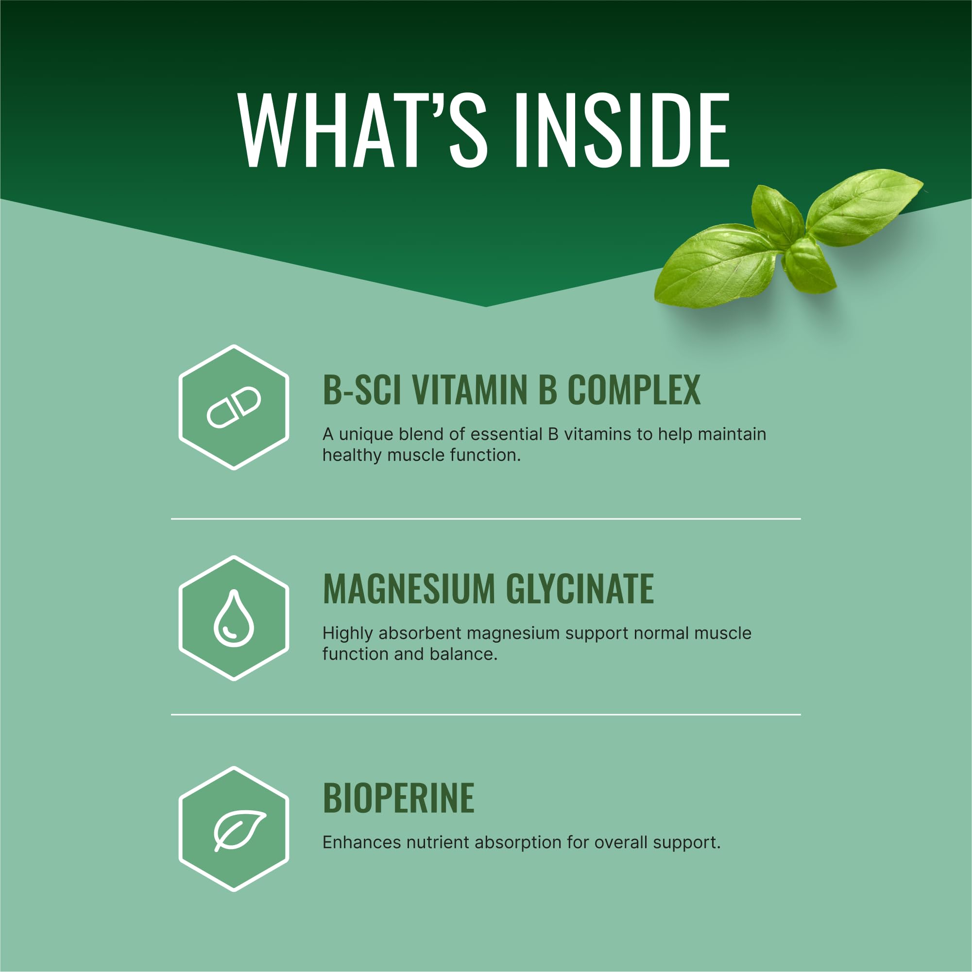 Approved Science Cramprin - High Absorption Magnesium, Vitamin B Complex, BioPerine - Muscle Cramps - 6 Month Supply - 2 Bottles - Vegan