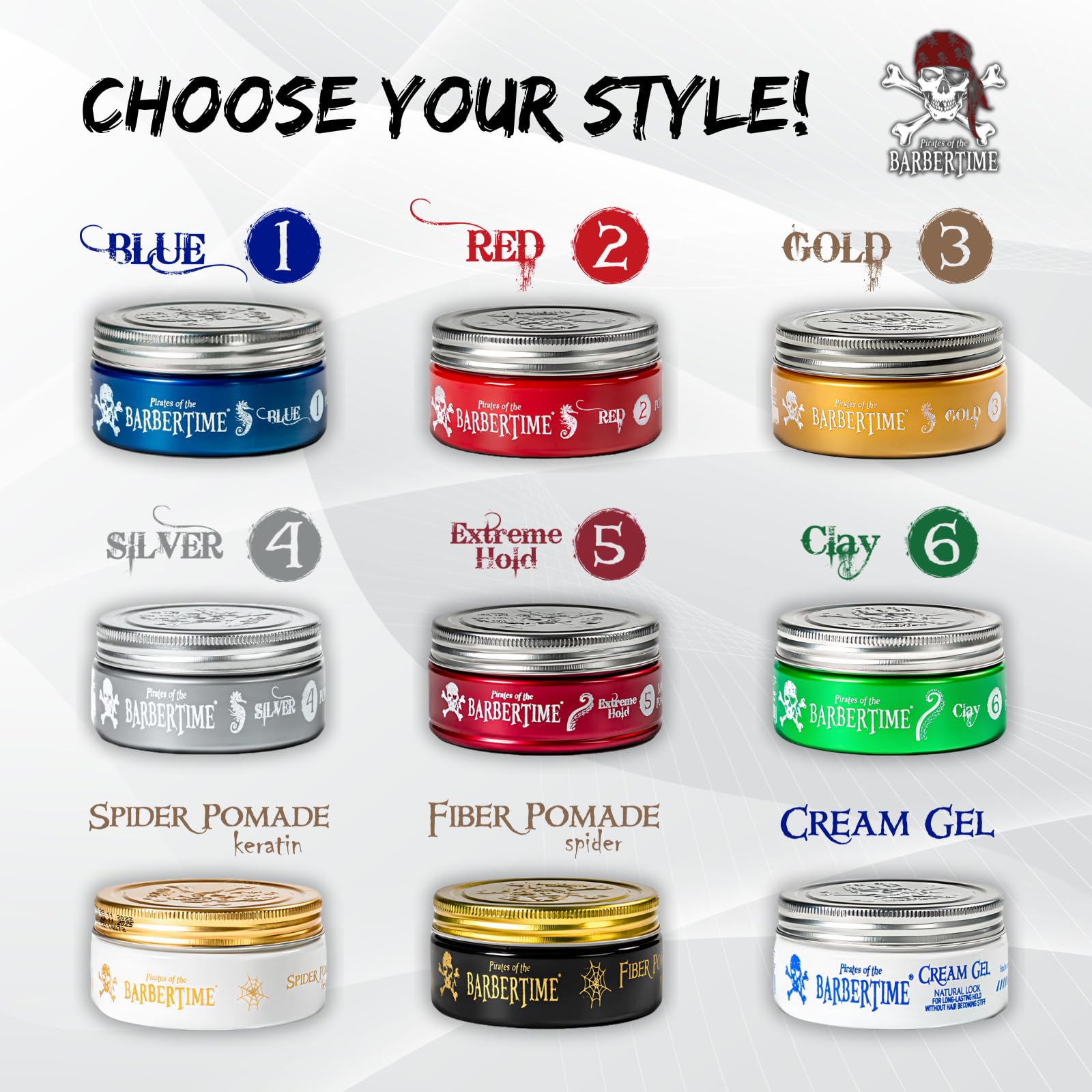 Barbertime Haarwax Cream Gel 150ml
