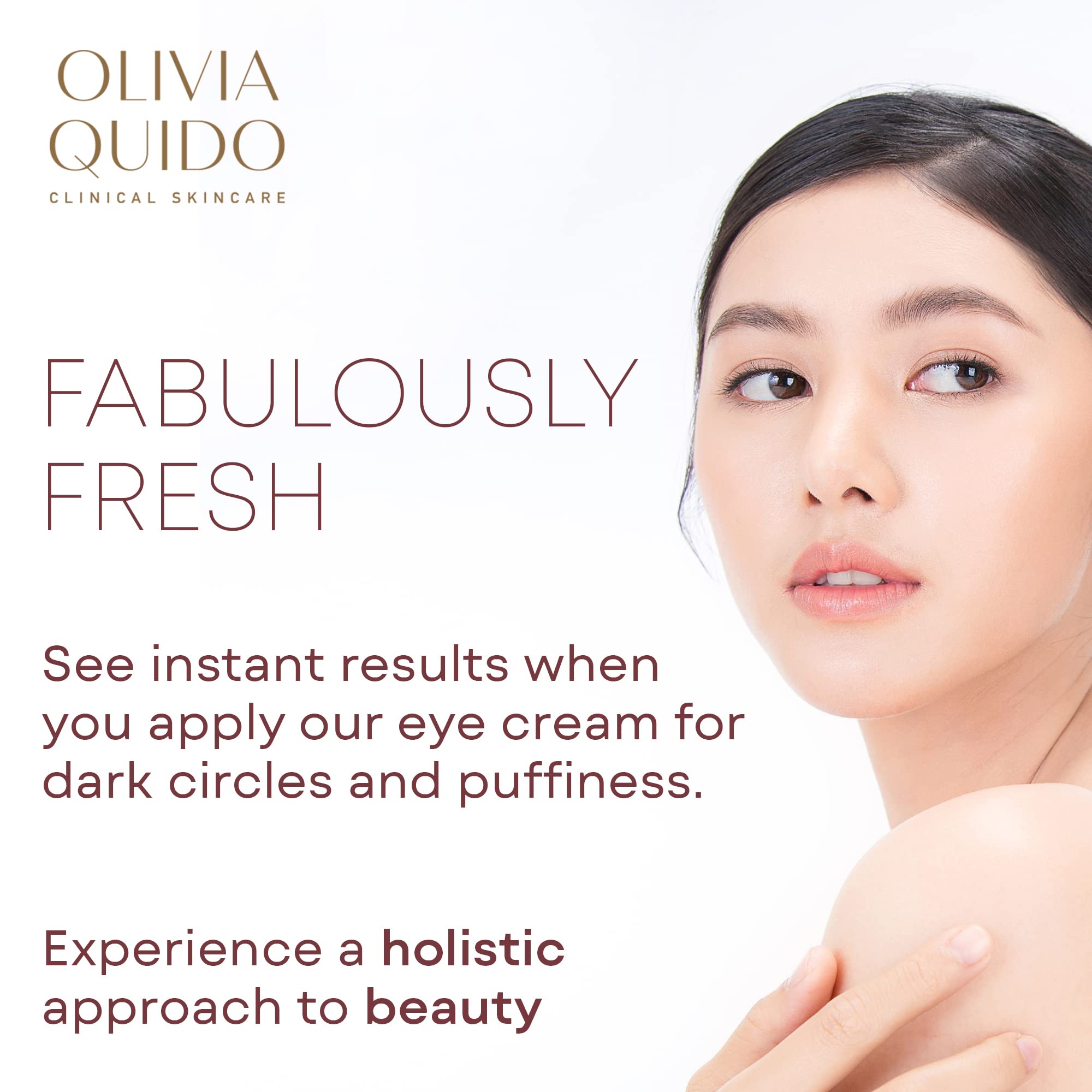 OLIVIA QUIDO Clinical Skin Care Wrinkle Blur (0.46 oz) | Eye Cream For Dark Circles and Puffiness | Anti-Aging Under Eye Cream | Hydrating, Brightening, and Dark Circles Under Treatment for Women