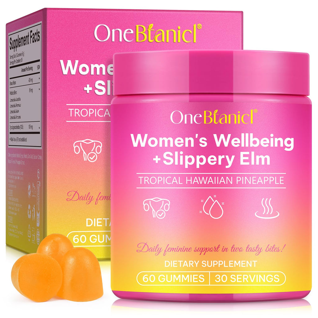 Women's Live Cultures Gummies with Slippery Elm, 60 Count