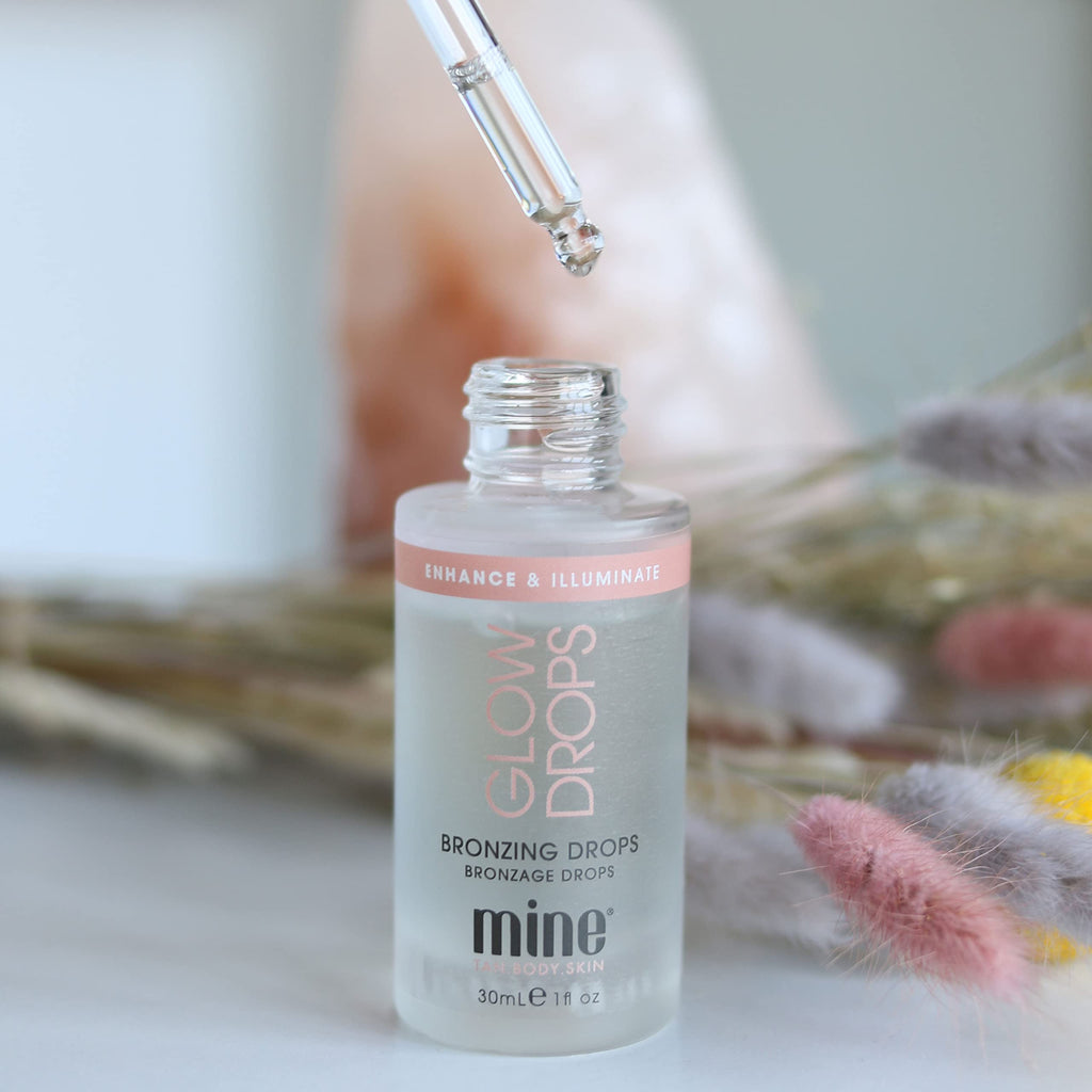 MineTan Self Tanner Tan Drops | Ultra Premium, Clean Sunless Tanner | 100% DHA, Infused | 7 Luxurious Oils + Vitamin C | Moisturizing, Glowing Skin, Vegan & Cruelty Free | 30ml