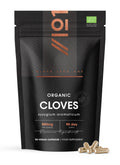 Organic Clove Capsules 500mg - High Strength Clove Supplement - 90 Vegan Capsules (3 Months Supply) - Resealable and Recyclable Pouch by Alpha01