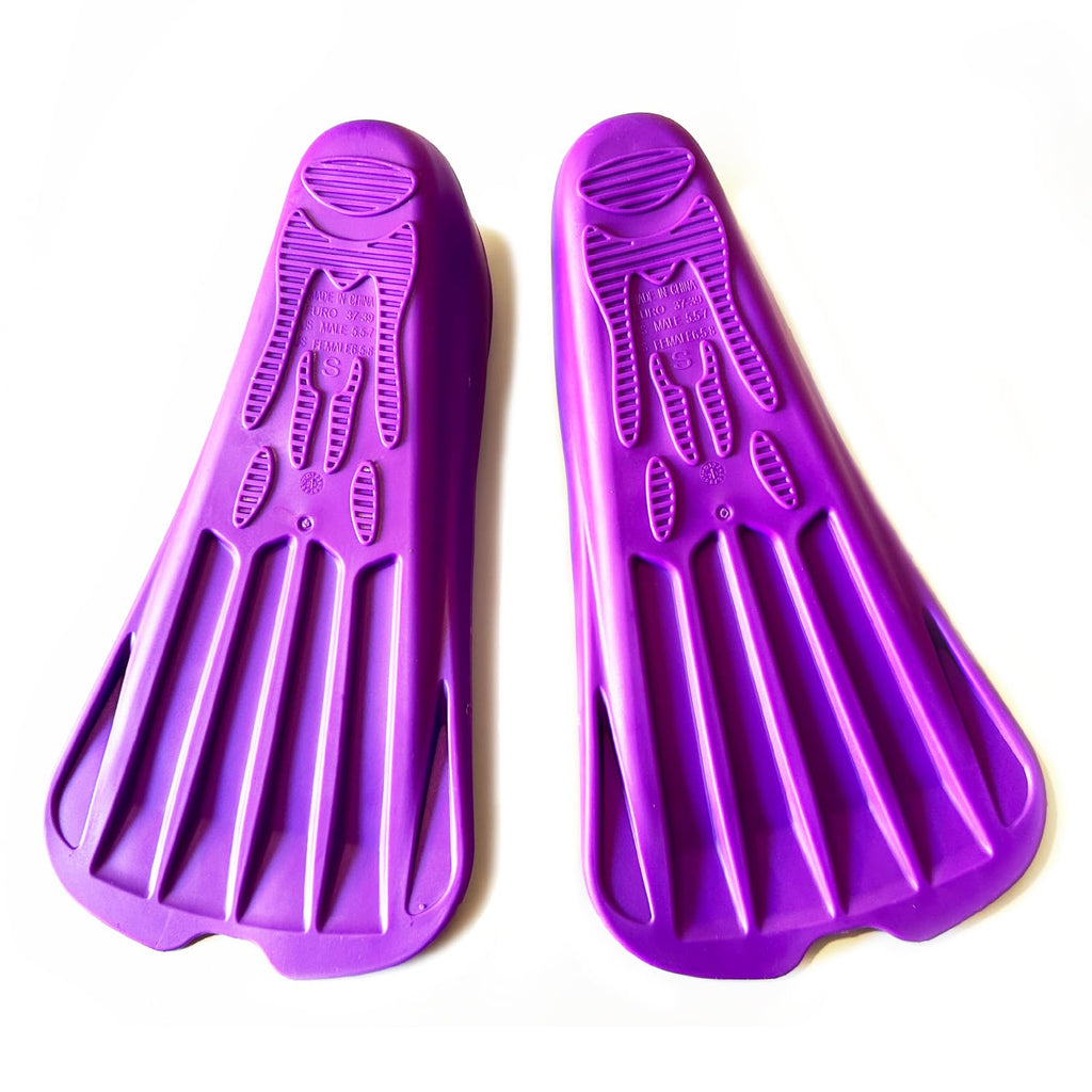Swimz Missile Short Blade Swim Training Fins - Purple (M (UK 6.5 - 7.5) Euro 40/42)