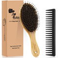 Bsisme Hair Brush, Boar Bristle & Soft Nylon Detangling HairBrush
