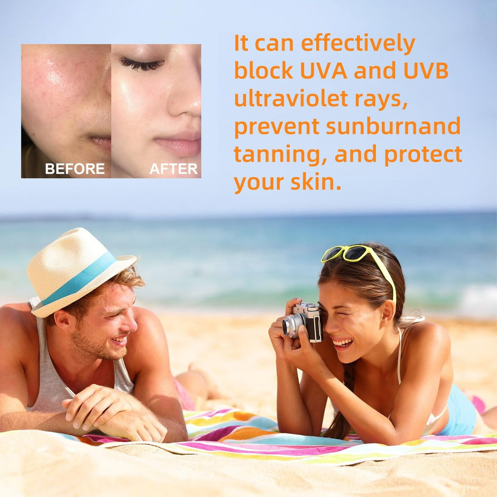 Sunscreen SPF 100, Waterproof Moisturiser with SPF 100,UVB/UVA Protection Sun Cream,Waterproof Sunscreen,Sun Cream for Face Women,Non-Greasy SPF100 Sun/screen Lotion for Daily Use,Hydrating Sun/screen