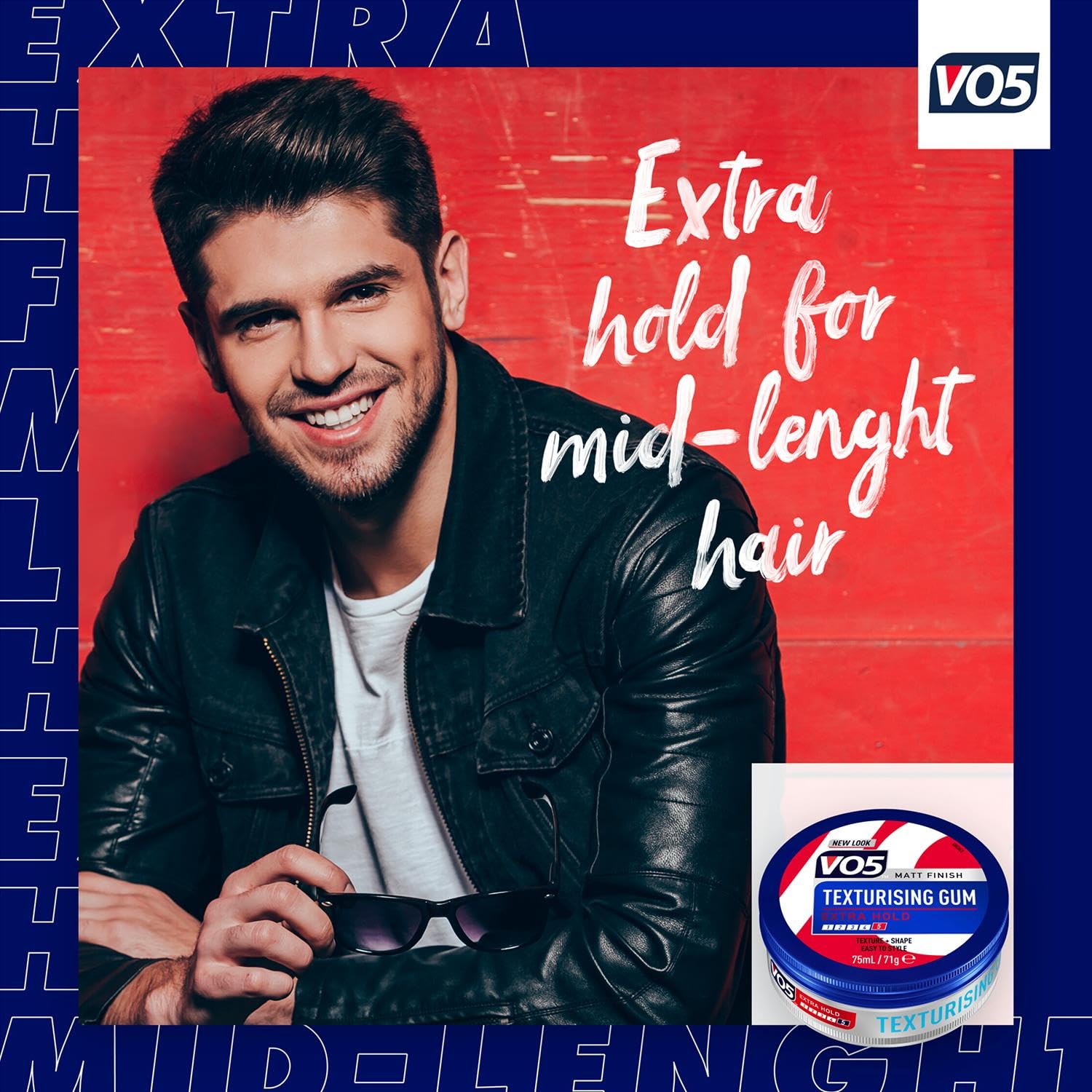 VO5 Extreme Style Texturising Gum 75ml Case of 4 by OV