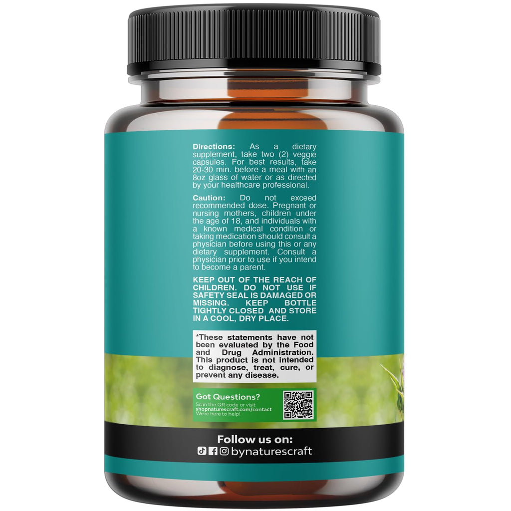 Liver Cleanse Detox & Repair - Herbal Liver Support Milk Thistle Supplement - Silymarin Milk Thistle Supplements with Dandelion Root, Choline, Beetroot & Artichoke Extract - 60 Count (Pack of 2)