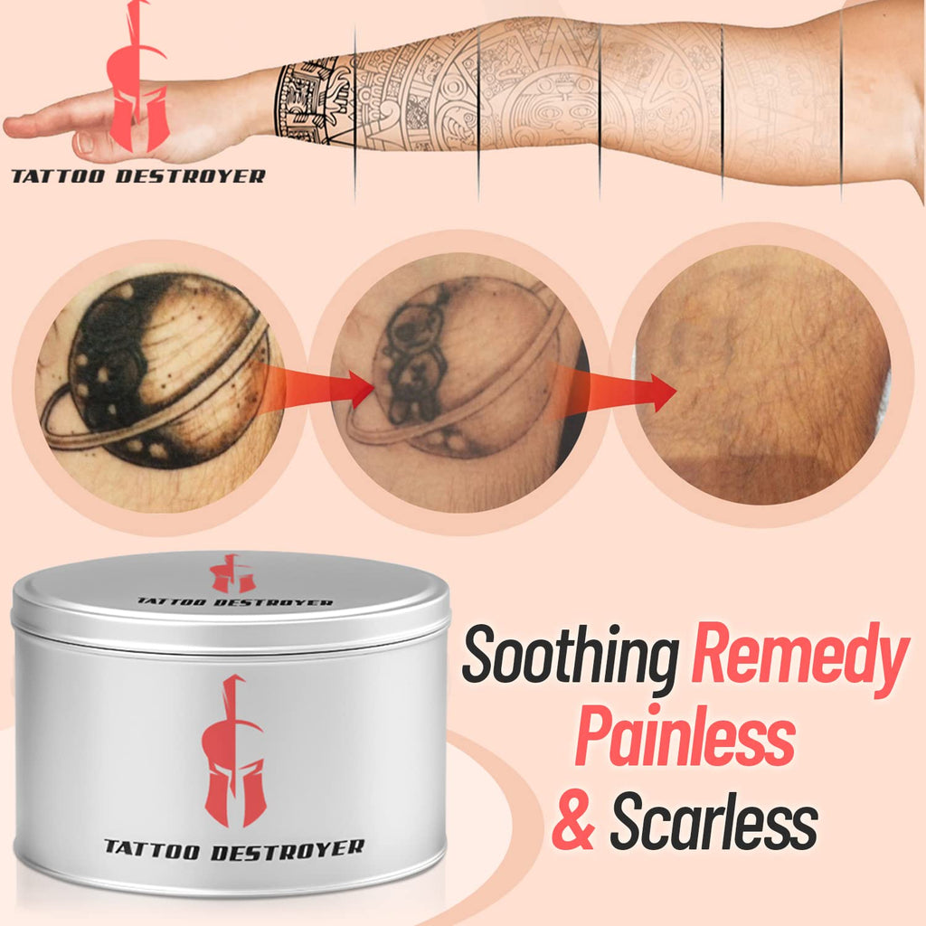 Tattoo Removal Cream Natural Fading system wrecking balm 2 week spartan perform