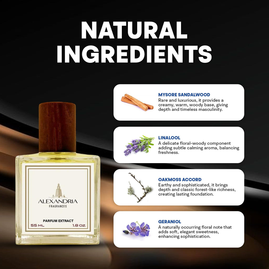 Alexandria Fragrances Highlands Perfume for Men - Long Lasting Alcohol Denat, Parfum, Aqua Fragrances - Elegant Highlands Men Cologne for Daily Use Day & Night - Perfect for Any Event - 55ml