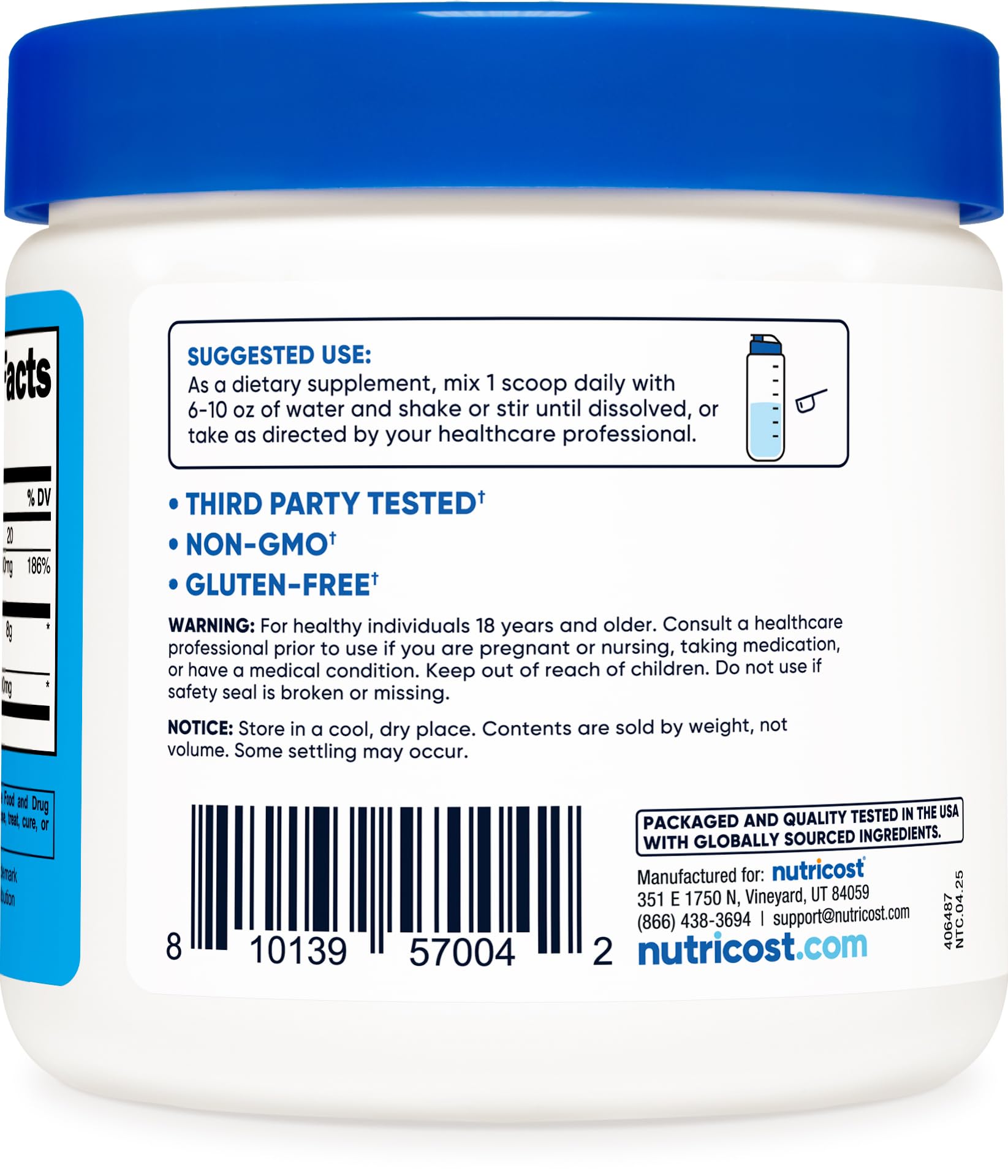 Nutricost Magnesium BHB Salts (250 Grams, Unflavored) - Exogenous Ketone Supplement, 6.5g Beta-Hydroxybutyrate Per Serving