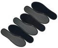 Happystep 3 Pairs of Cotton Terry Cloth Zero Drop Shoe Insoles, Barefoot Inserts, Sweat Absorption, Washable & Reusable, Fit All Sneakers, Business Shoes, Boots etc. (Black), UK Size 10