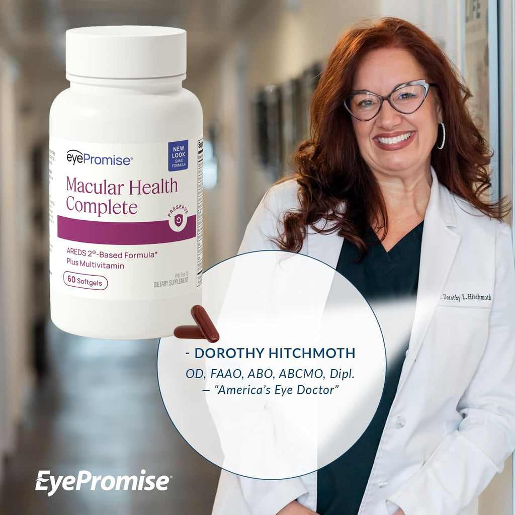EyePromise Macular Health Eye Vitamins with Multivitamin, 60 Softgels