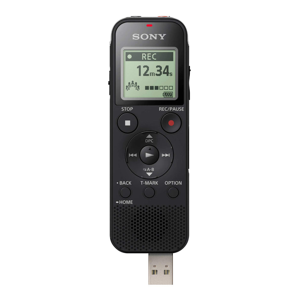 Sony ICD-PX470 Stereo Digital Voice Recorder with Built-in USB Voice Recorder, Black
