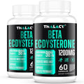 Thalacy 1200MG Beta Ecdysterone Supplement, 98% Maximum Purity Ecdysterone Supplements for Lean Muscle Mass, Athletic Performance & Strength, 120 Capsules
