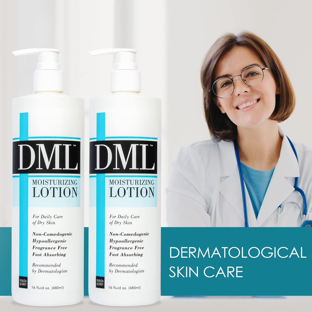 DML Moisturizing Lotion – 16 Oz Pack of 2, Hydrating Body Care