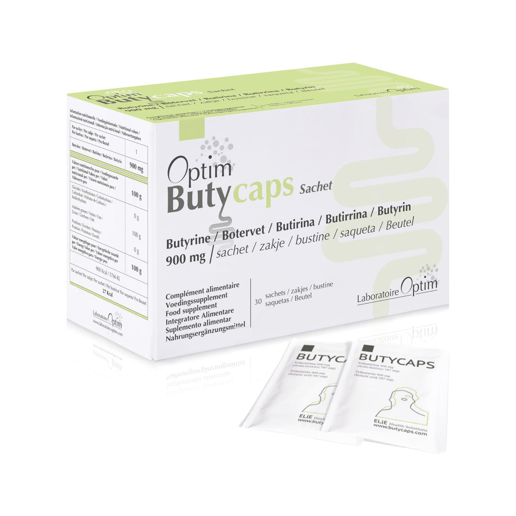 OPTIM Butycaps Butyrate Supplement UK for Gut Health 30 Sachets